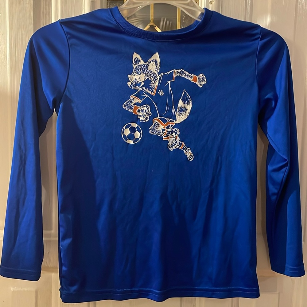 Athletic Works, M(8), blue, long sleeve shirt